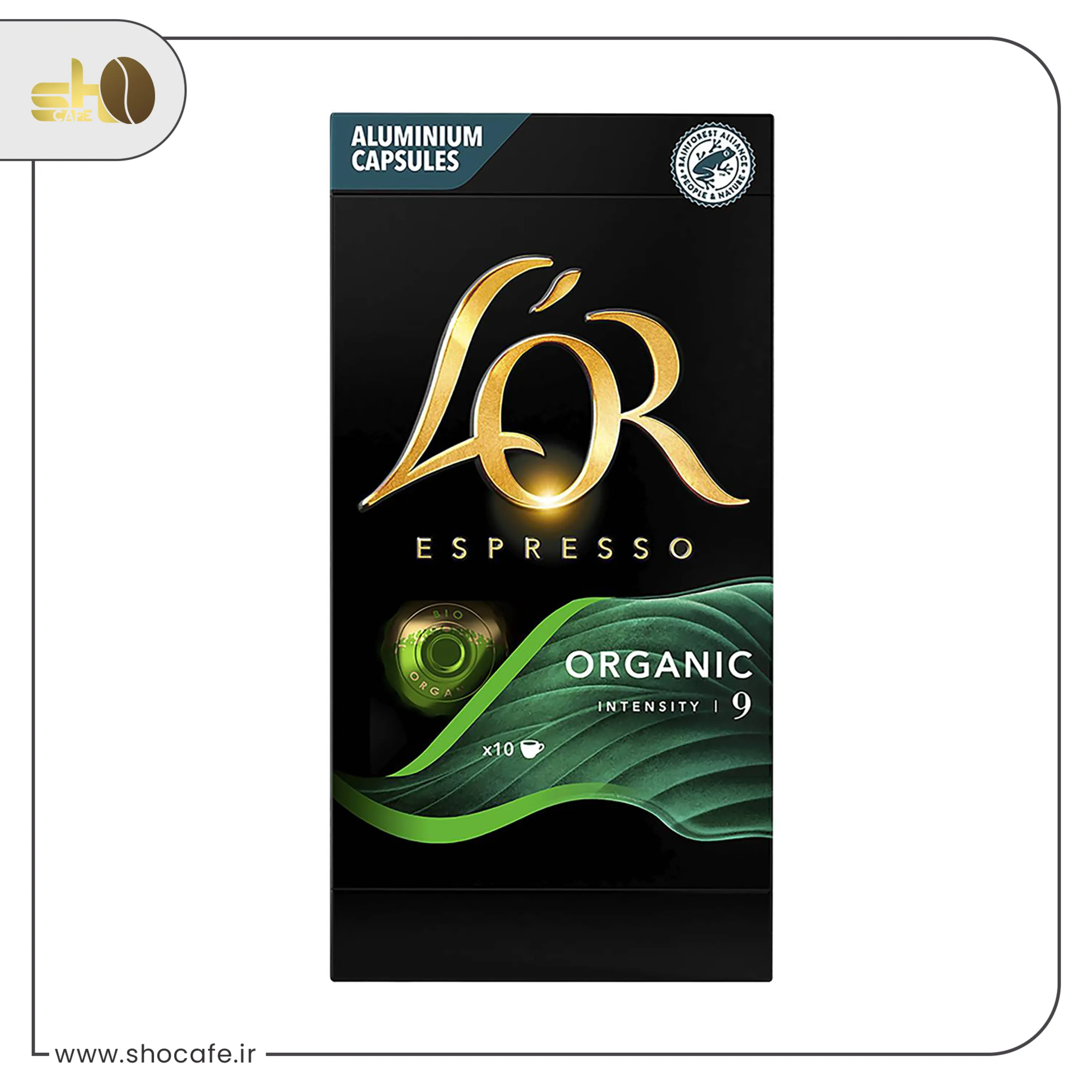 کالای جدیدکپسول قهوه لور  اسپرسو ارگانیک L'OR Espresso Organic کپسول قهوه لور ارگانیک دارای طعم مرکباتی و کارامل